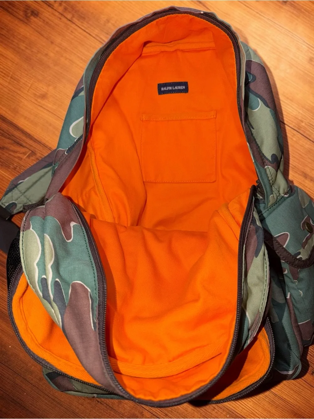 Polo Ralph Lauren Patch Camo Canvas Backpack - the Fish & Game Club edition